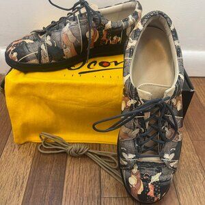 ICON Womens Painted Leather Shoes